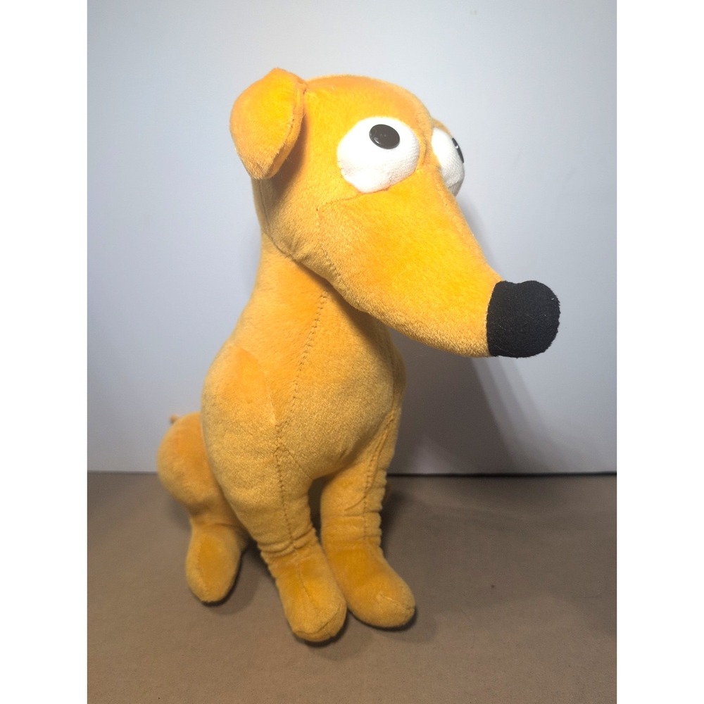 The Simpsons Santa's Little Helper Dog 15" Plush Stuffed Toy Universal Studios